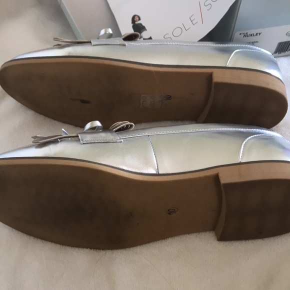 Sole Society Huxley loafer Silver - Picture 3 of 5